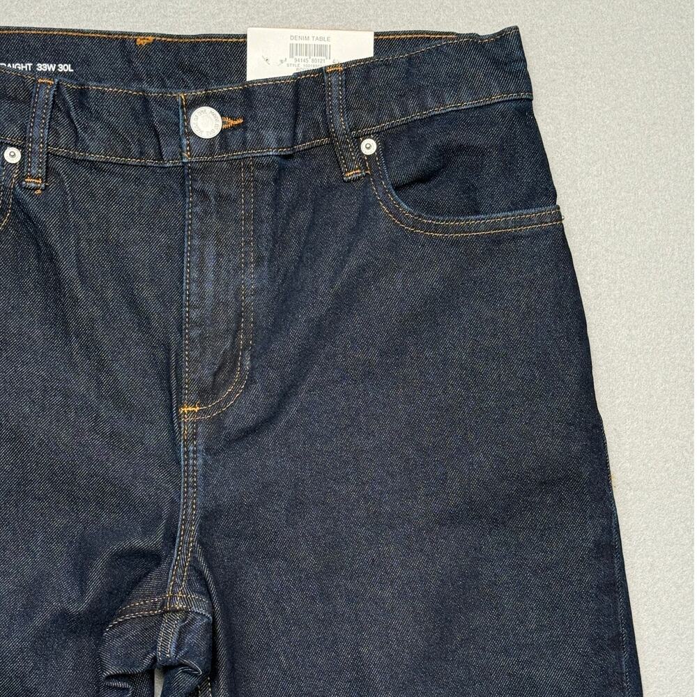 Mode of One Men's Straight-Fit Jeans, Roosevelt blue 33x30 $70 - Picture 4 of 11
